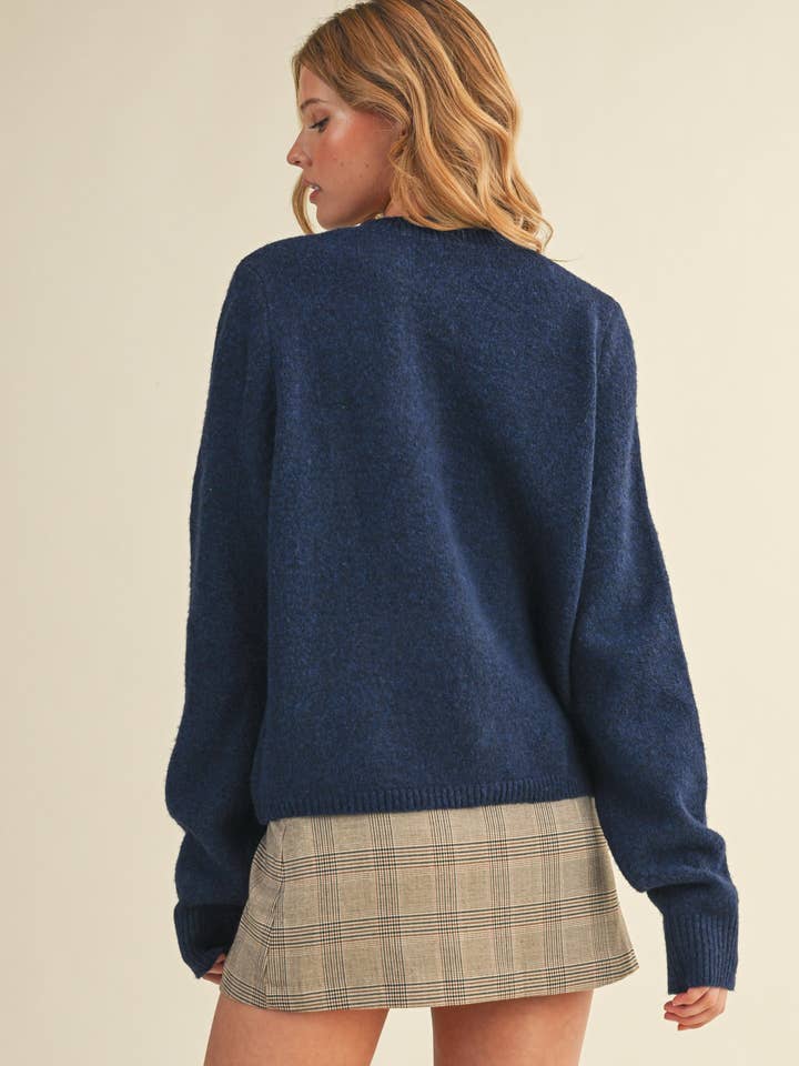 &MERCI - Wholesale Cardigan - Women's - MARLED KNIT SWEATER CARDIGAN MSW1124822