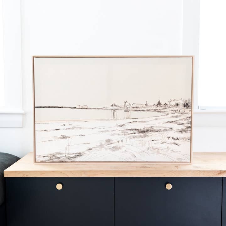 Sarah Madeira Day - Wholesale Art Print - Willard Beach Mixed Media | Stretched Print on Canvas