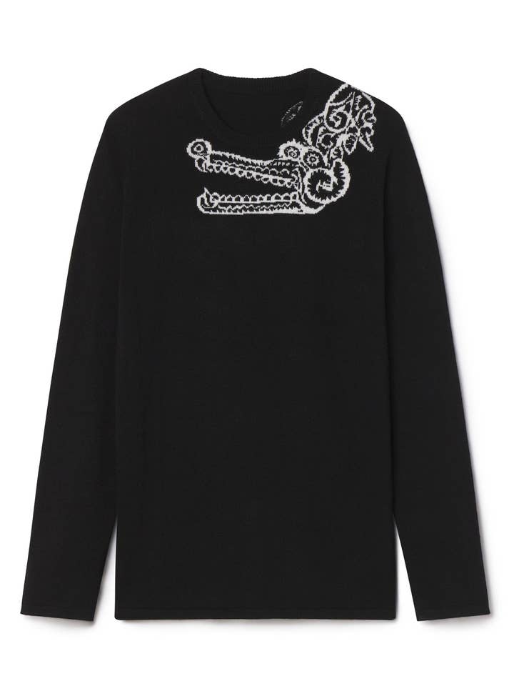 Oroboros Cashmere Crew per la vendita all'ingrosso da parte di UNKNOWN UNION