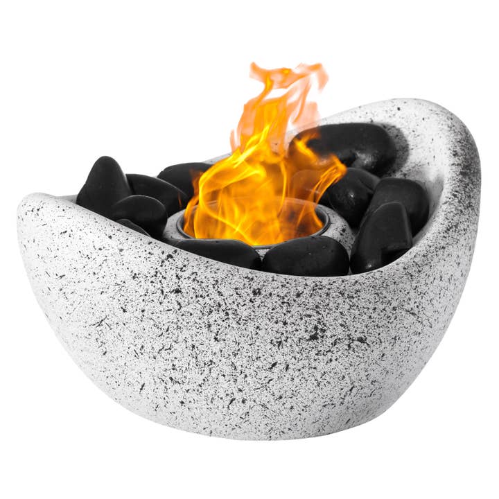 Quickway Imports - Wholesale Fire Pit - Mini Tabletop Fire Pit Indoor Outdoor Portable Fireplace