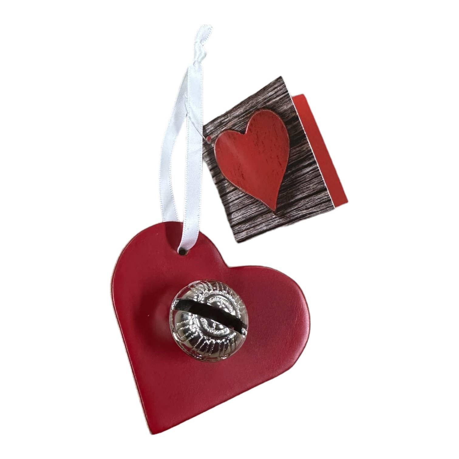 New England Bells - Wholesale Bell - Heart Keepsake Bell with White Ribbon4