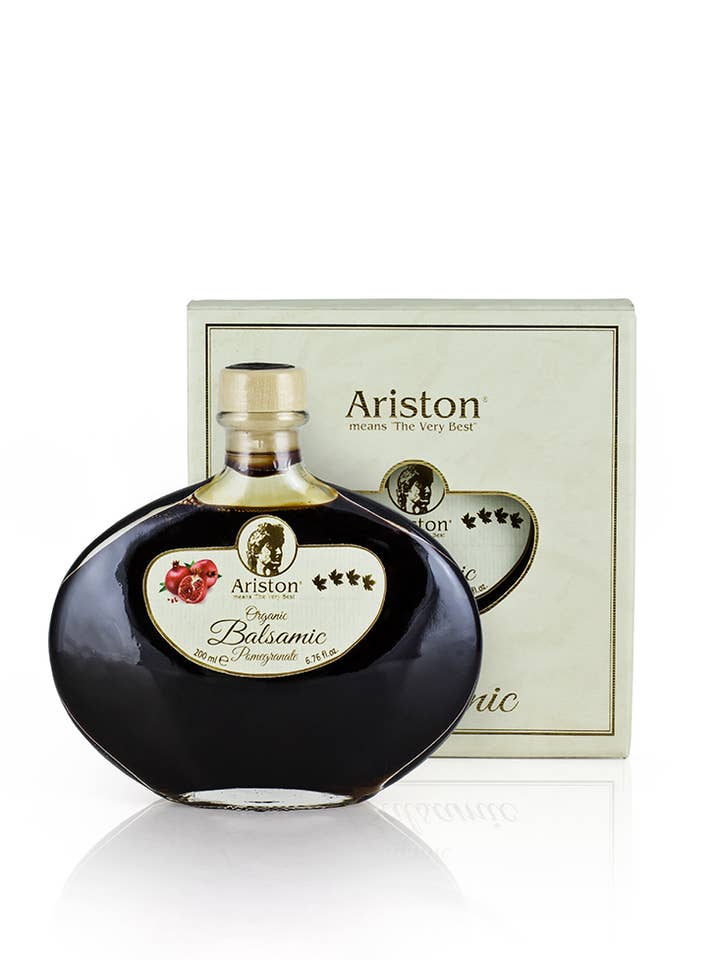 Ariston Pomegranate 4-Leaf & Organic Balsamic Vinegar 6.76 f for wholesale by Ariston Specialties