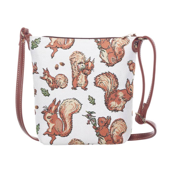 Signare Tapestry - Wholesale Crossbody bag – Women's - Beatrix Potter™ Squirrel Nutkin - Sling Bag0