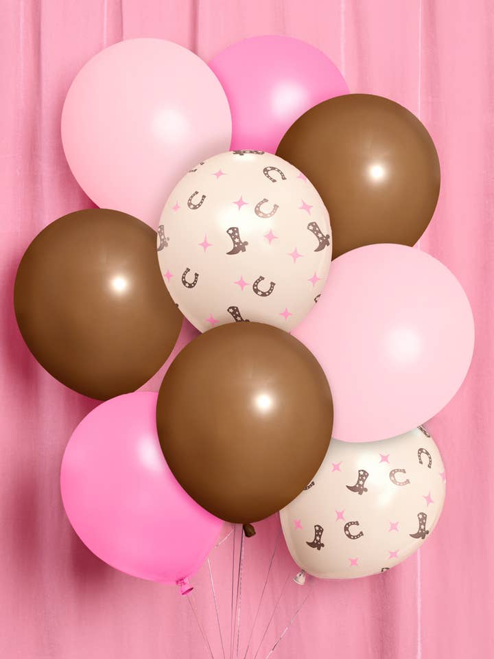 Cowgirl Balloons | Western Party Rodeo Birthday Bachelorette for wholesale by Petit Fetti