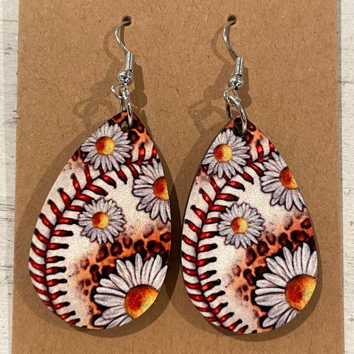 Sublimation earring for wholesale by Bee Creative