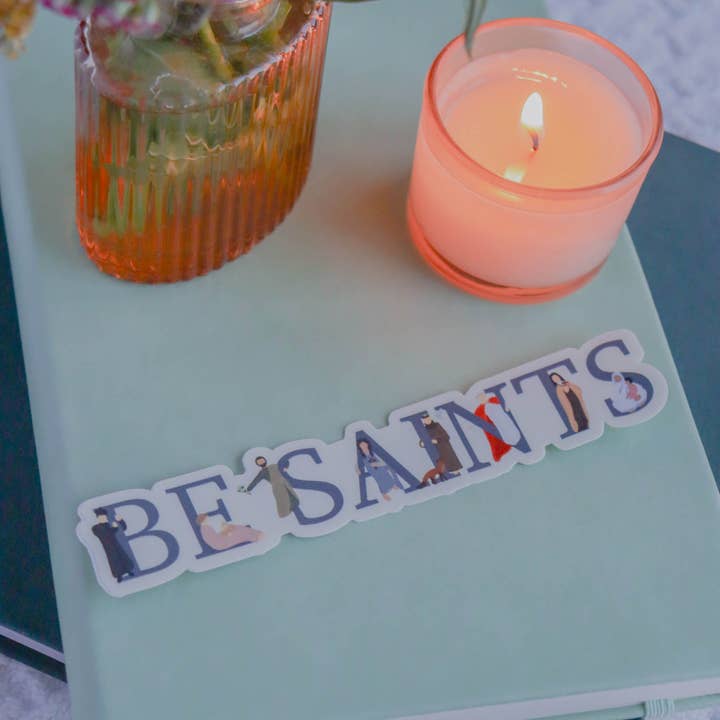 Saint Clare and Francis - Wholesale Sticker - Be Saints - Catholic Vinyl Sticker4