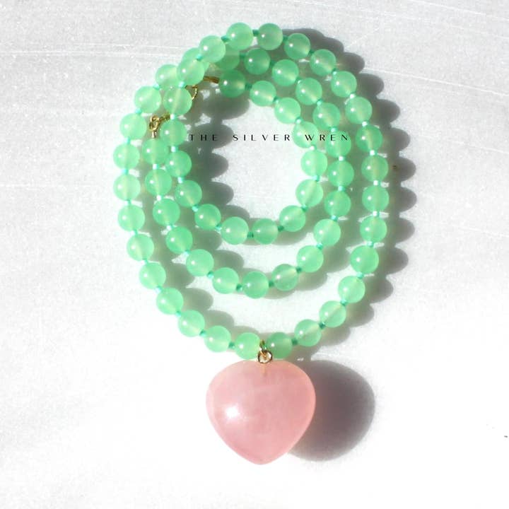 Tansy Beaded Necklace for wholesale by The Silver Wren