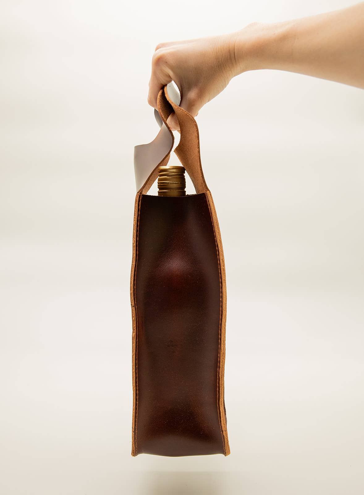 Lindy Leather - Vente Sacs pour bouteilles de vin - Sac à vin en cuir11