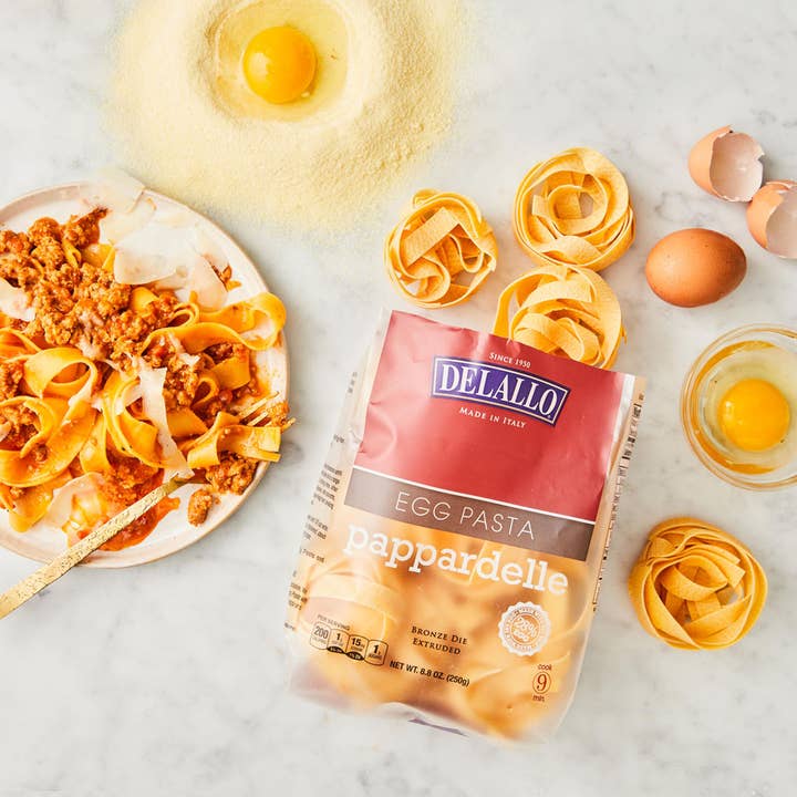 Delallo - Wholesale Pasta - Egg Pappardelle (Nests)5
