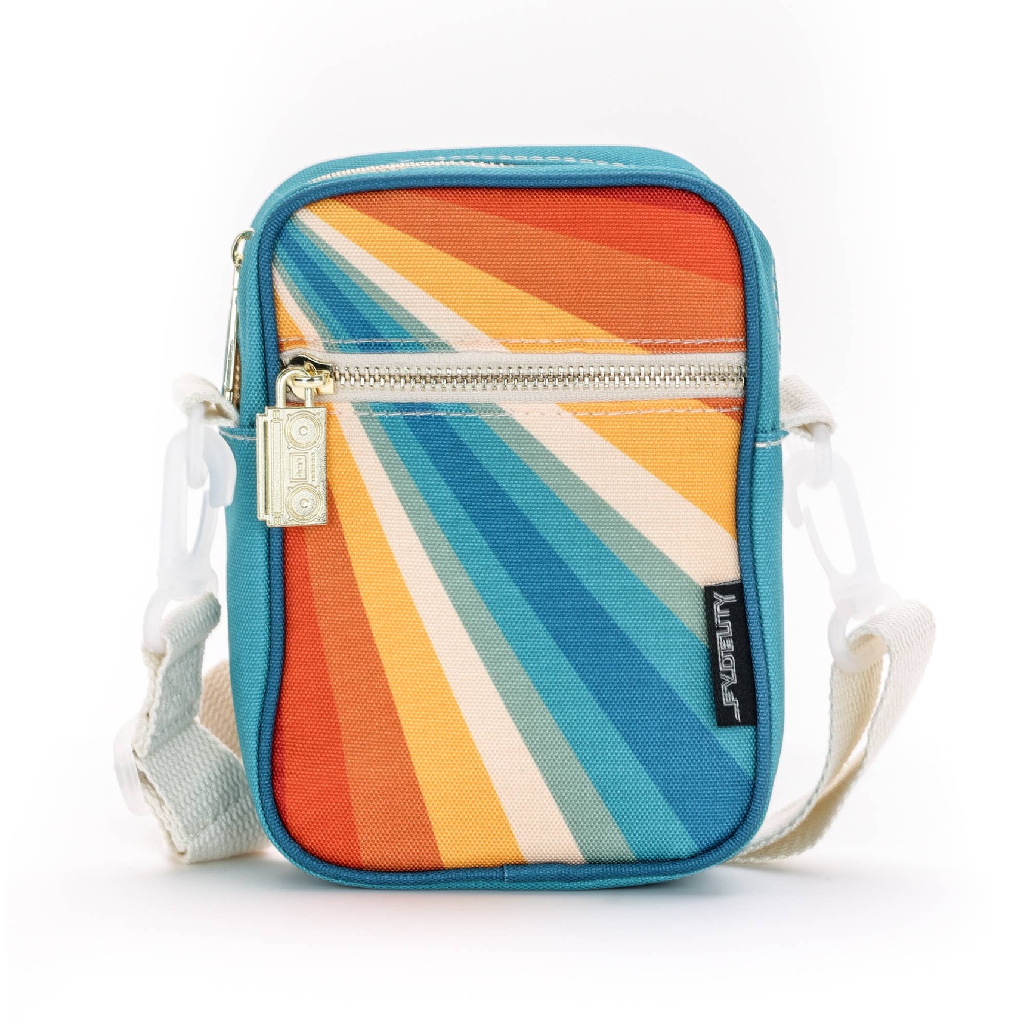 Fydelity - Vendita all'ingrosso Borsa a tracolla - Donna - 88624: Borsa Mini Brick | RPET riciclato | Retro Rainbow7