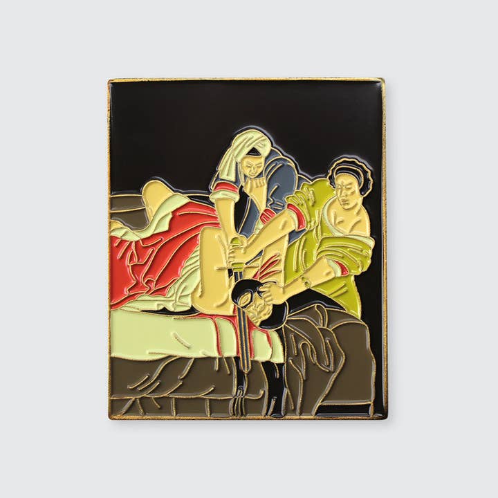Pin Museum - Wholesale Lapel Pin/Button - Judith Slaying Holofernes • Enamel Pin