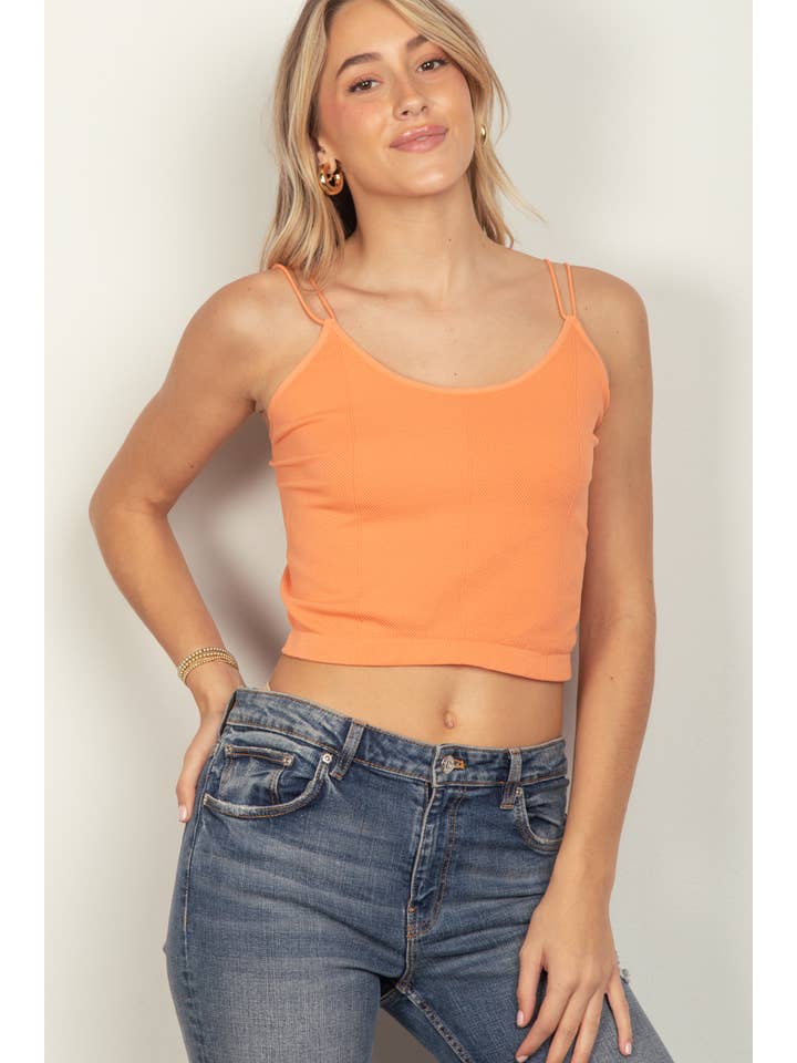 VERY J - Vente Débardeur – femme - NT11660 - Débardeur Slim Fit à double bretelle, doux et extensible21