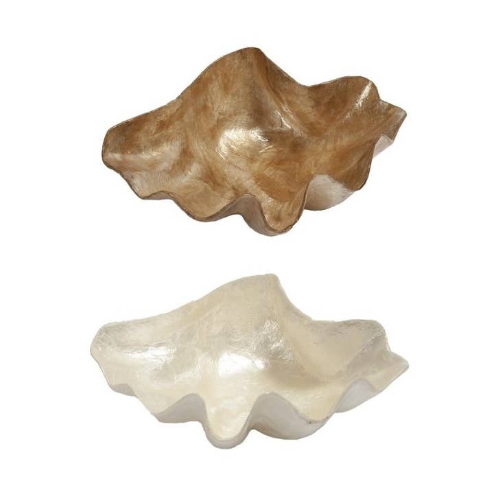 Dekorasyon Gifts Decor - Wholesale Decorative Plate/Dish/Bowl - 6" Capiz Clam Bowl0