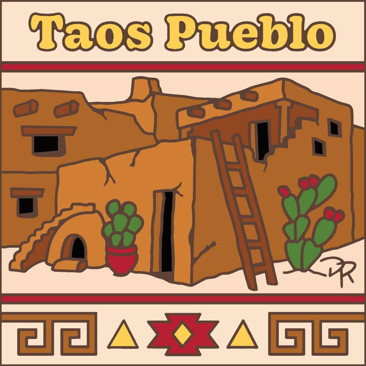 Taos Pueblo Adobe Tile (9212) for wholesale by Earthtones Tile