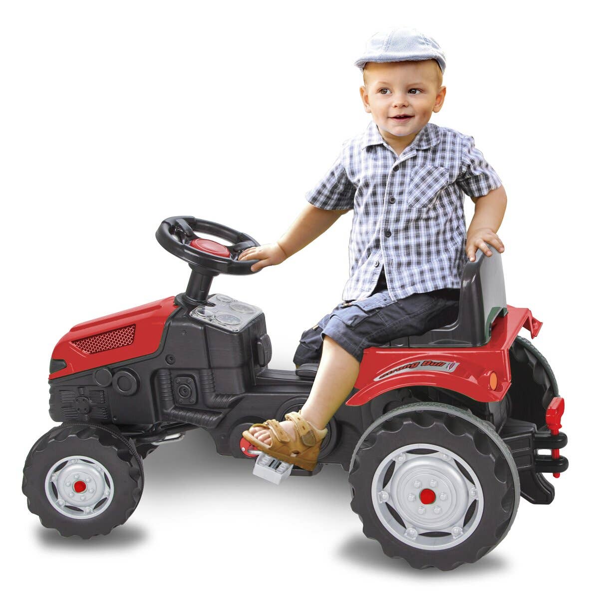 mhw24 - Wholesale Toy Car/Truck - Kids - Strong Bull red pedal tractor5