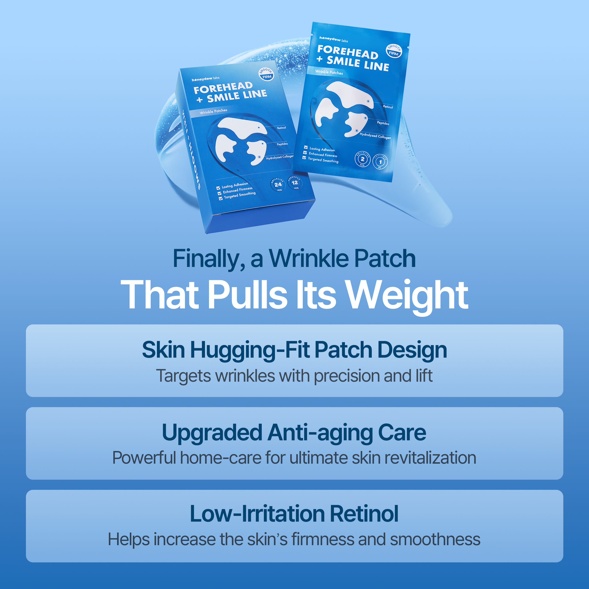 VC LEMONADE CORP. - Wholesale Skincare Face Mask - Forehead and Smile Line Wrinkle Patches8