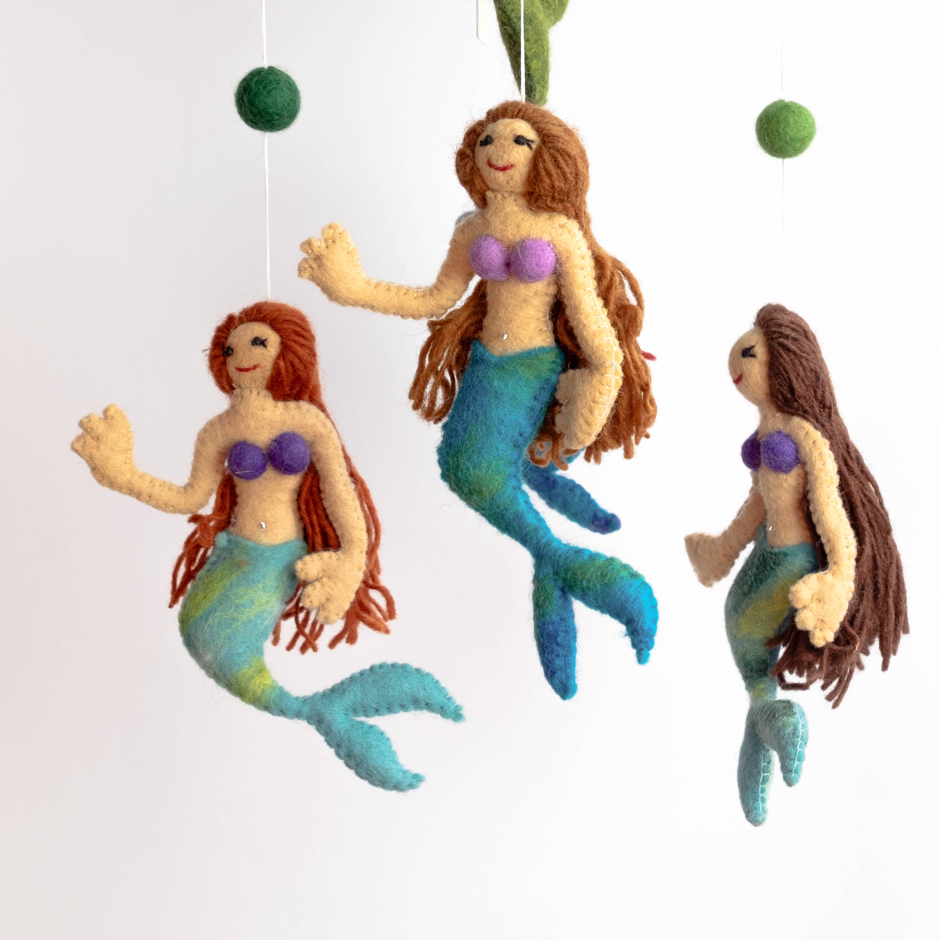 The Winding Road – Großhandel Baby-Mobile – Baby-Mobile - Meerjungfrau Unter dem Meer - Kinderzimmerdekoration3