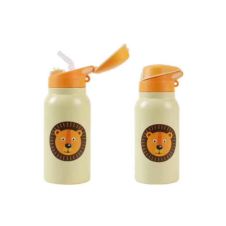Thermal Bottle 350 ml ANIMALS Kids with foldable cap for wholesale by I-Total, I-Drink