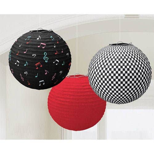 Party Expo, LLC - Wholesale Lantern - Classic 50's Paper Round Lanterns0