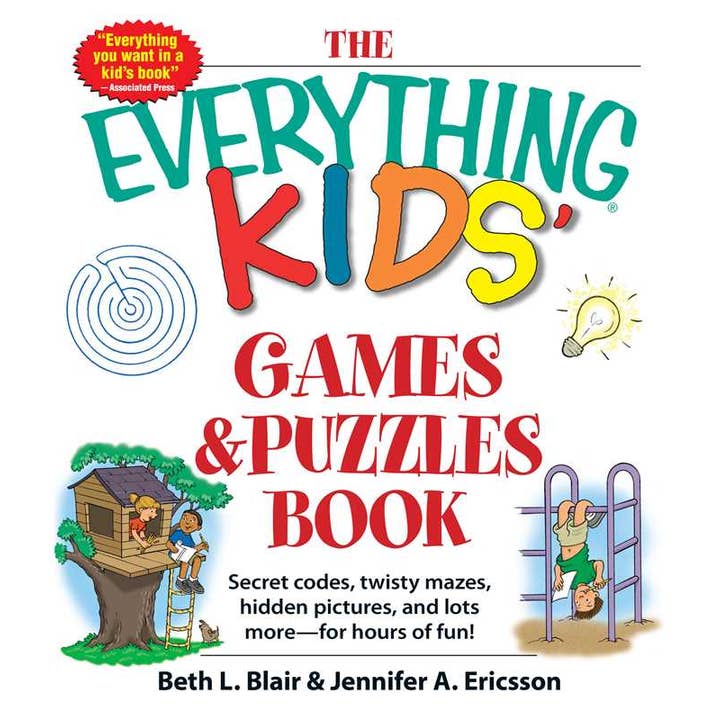 Everything Kids' Games & Puzzles Book by Beth L Blair for wholesale by Simon & Schuster