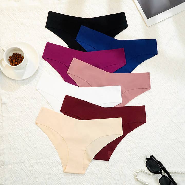 Bragas Triangulares de Seda Helada Sin Costuras para venta al por mayor de UZ Wholesale Store