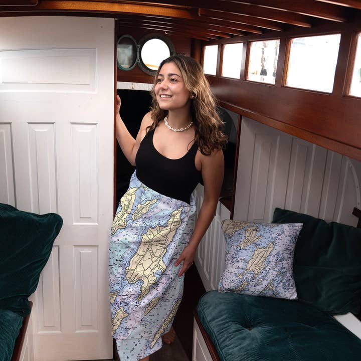 Serviette avec sac de transport - Synthétique à séchage rapide pour la vente par Maritime Tribes LLC