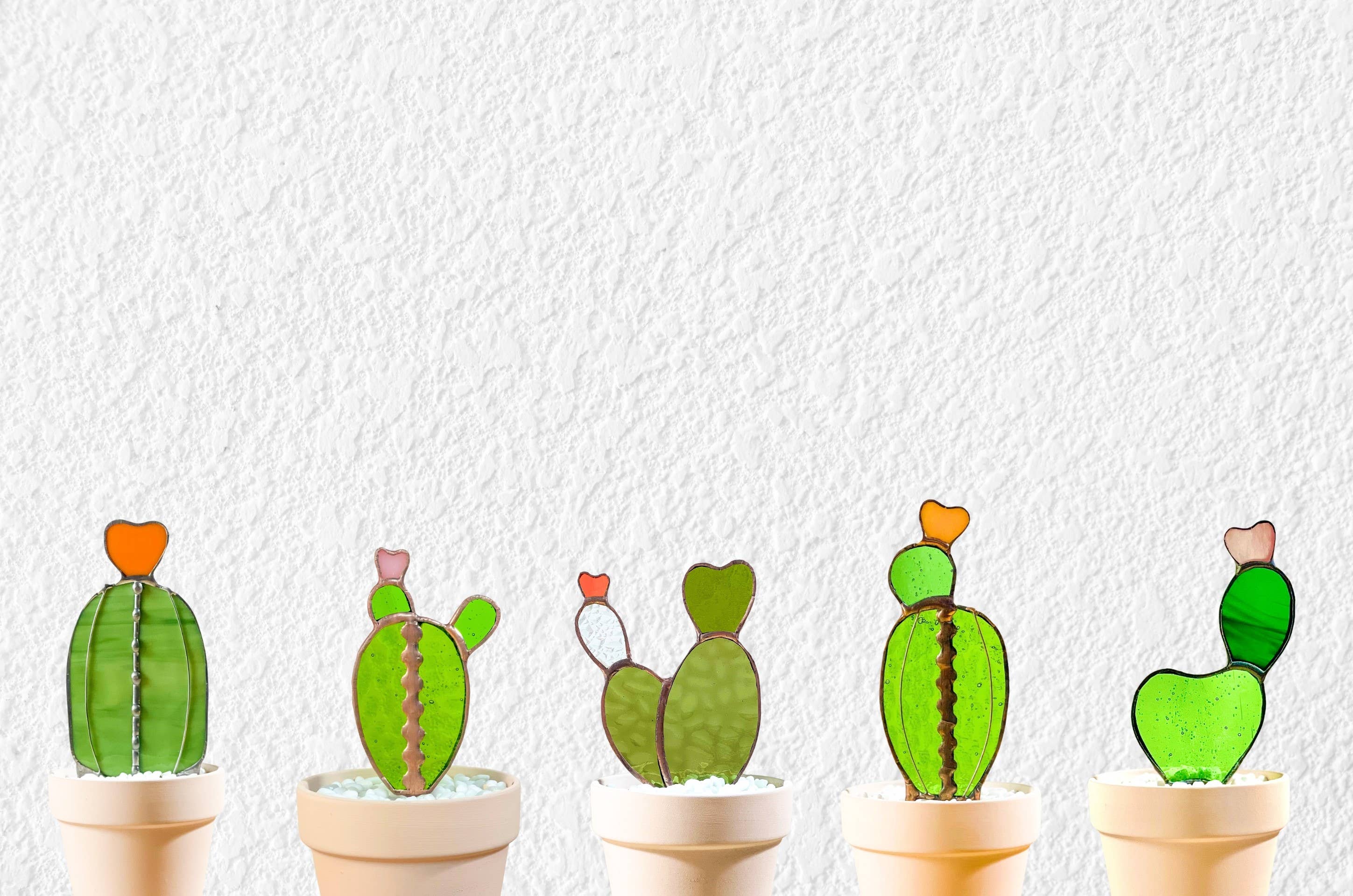 Samara Designs Studio – wholesale Dekorativt bordsobjekt – Bebis Teckly Päron Glas Kaktus7