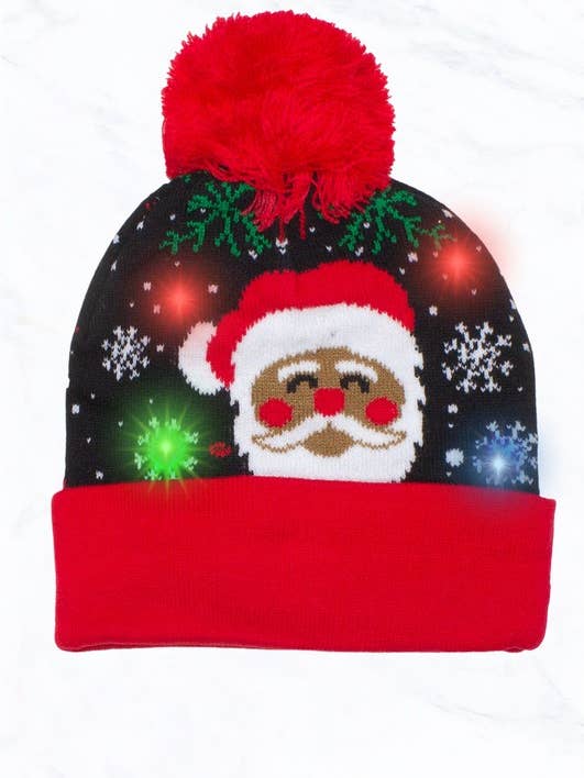 Light-Up Christmas Beanies for wholesale by Suzie Q USA