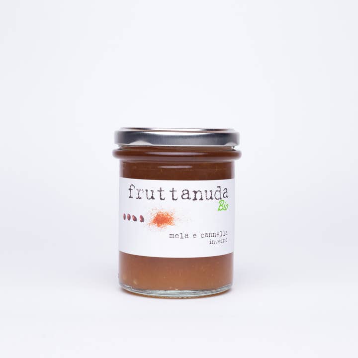 Organic Golden Apple and Cinnamon Extra Jam for wholesale by fruttanuda