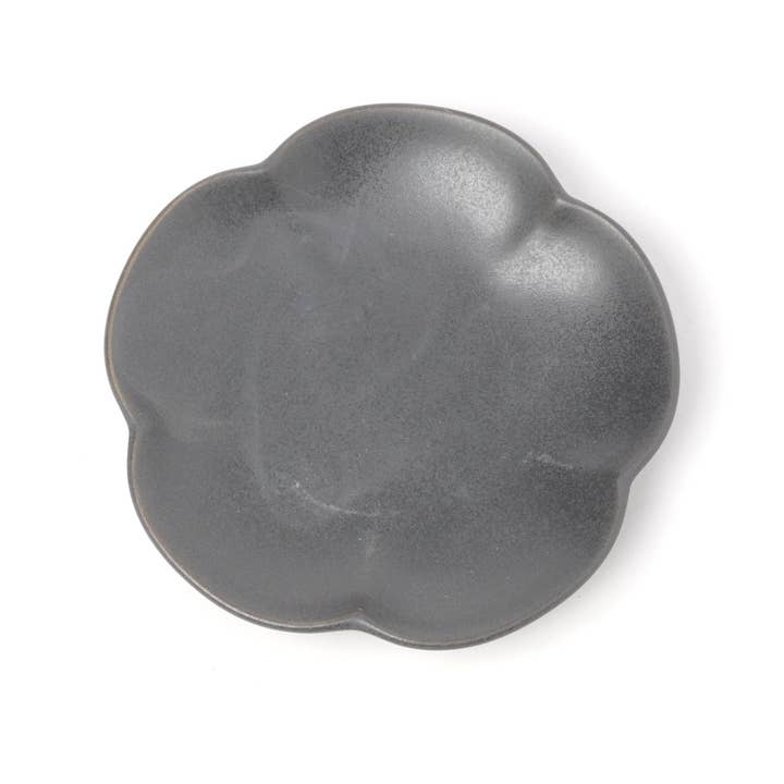 LAKOLE - Wholesale Dish - Mino Ware Mini Dish Ume Blossom Black