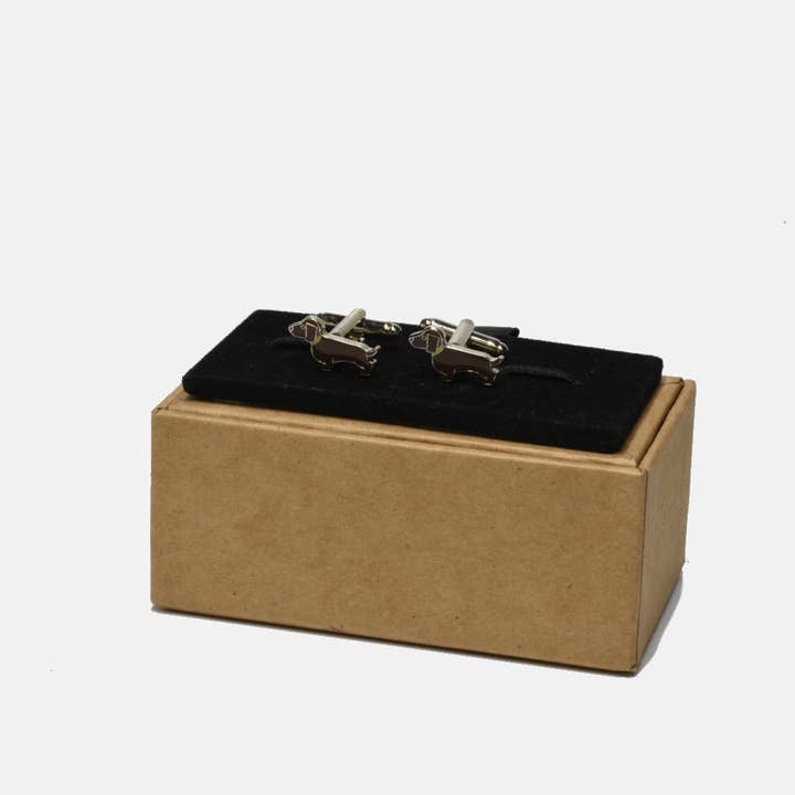 Curated Basics - Wholesale Cufflinks - Dachshund Cufflinks1