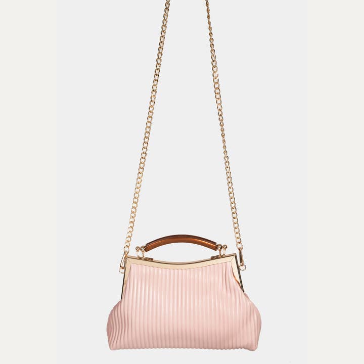 Collections by Fame Accessories - Wholesale Top Handle Bag - Women's - Ribbed Texture Fashion Handbag