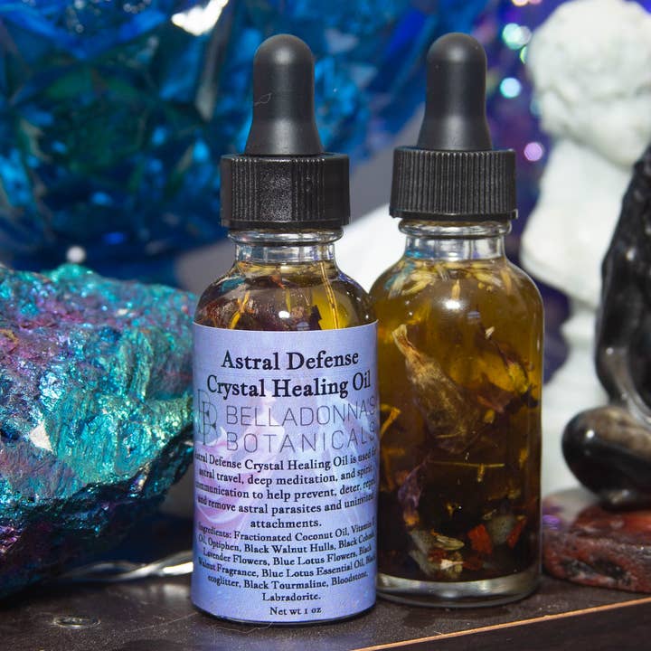 Astral Defense Crystal Healing Oil for wholesale by Belladonnas Botanicals