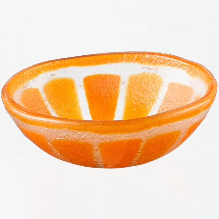 Tropical Bowl Bricka 12x5 Orange för wholesale av Cavari Atelier