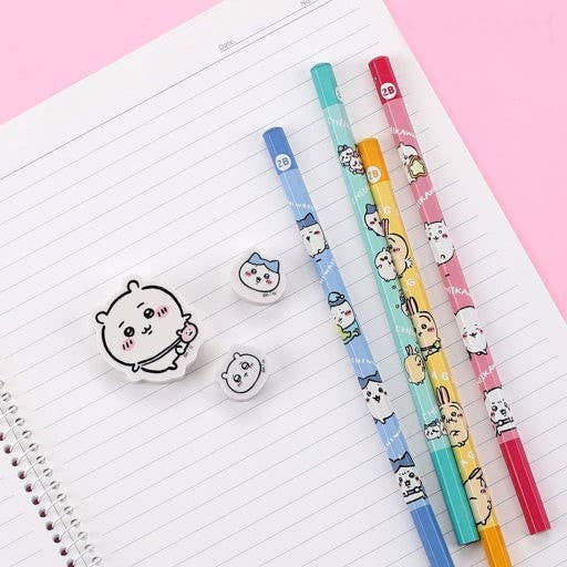 K-Wonderland - Wholesale Pencil - Chiikawa Character Pencil Set – 5 pcs / 10 pcs15