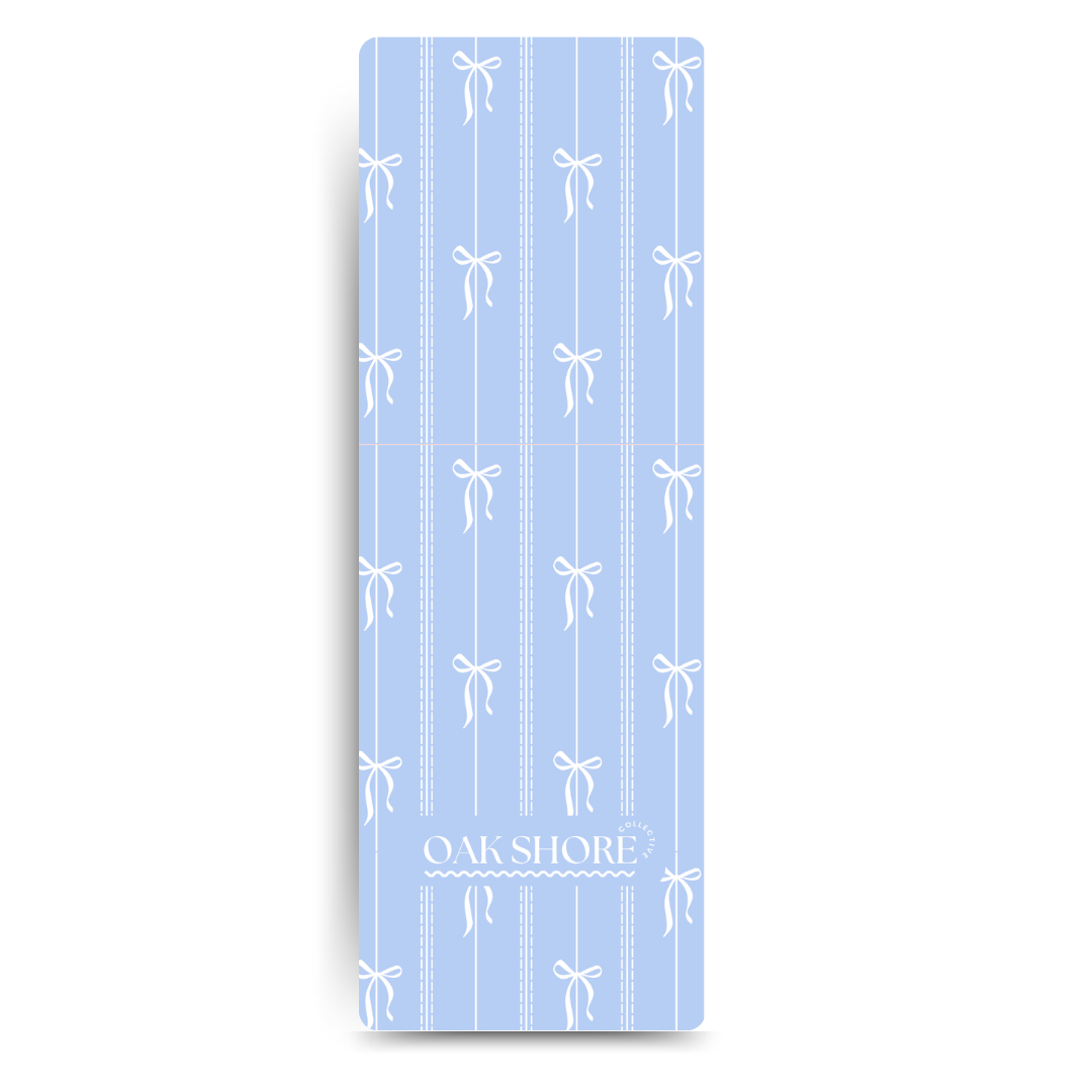 Oak Shore Collective LLC - Wholesale Bookmark - Little Blue Bows | Bookmark1