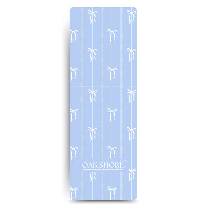 Oak Shore Collective LLC - Wholesale Bookmark - Little Blue Bows | Bookmark1