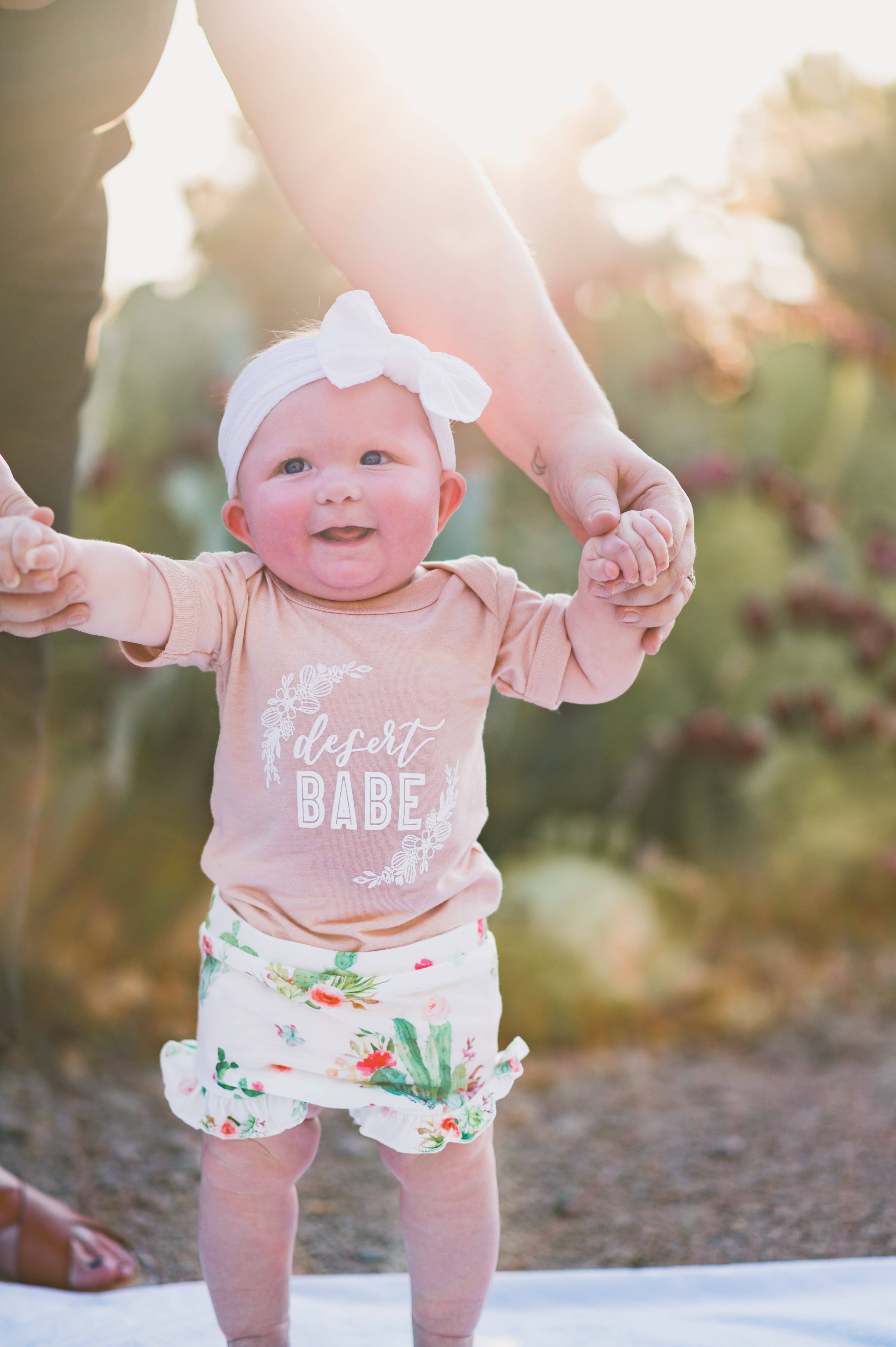 Celebrate Your Tribe - Wholesale Shorts - Baby - Desert Garden Cactus Bummies2