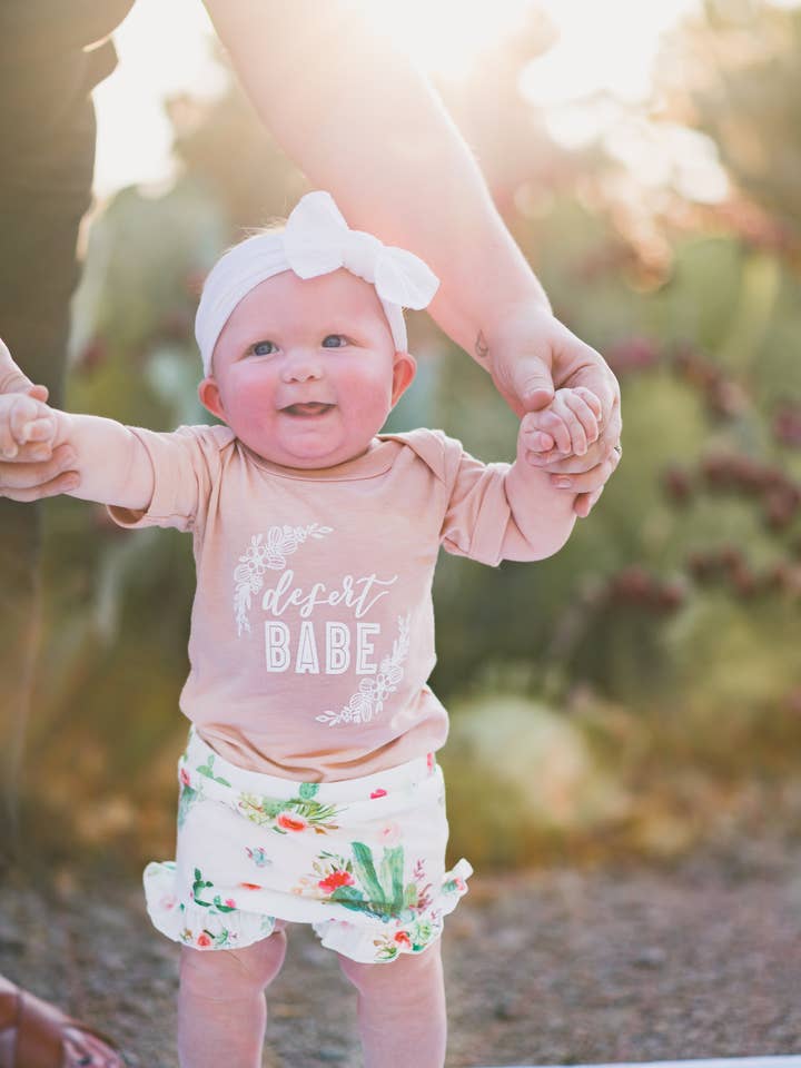 Celebrate Your Tribe - Wholesale Shorts - Baby - Desert Garden Cactus Bummies2