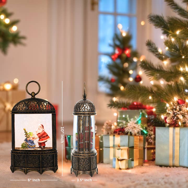 SINT - Wholesale Christmas Decoration - SINT Christmas Vintage Snow Globe Lantern