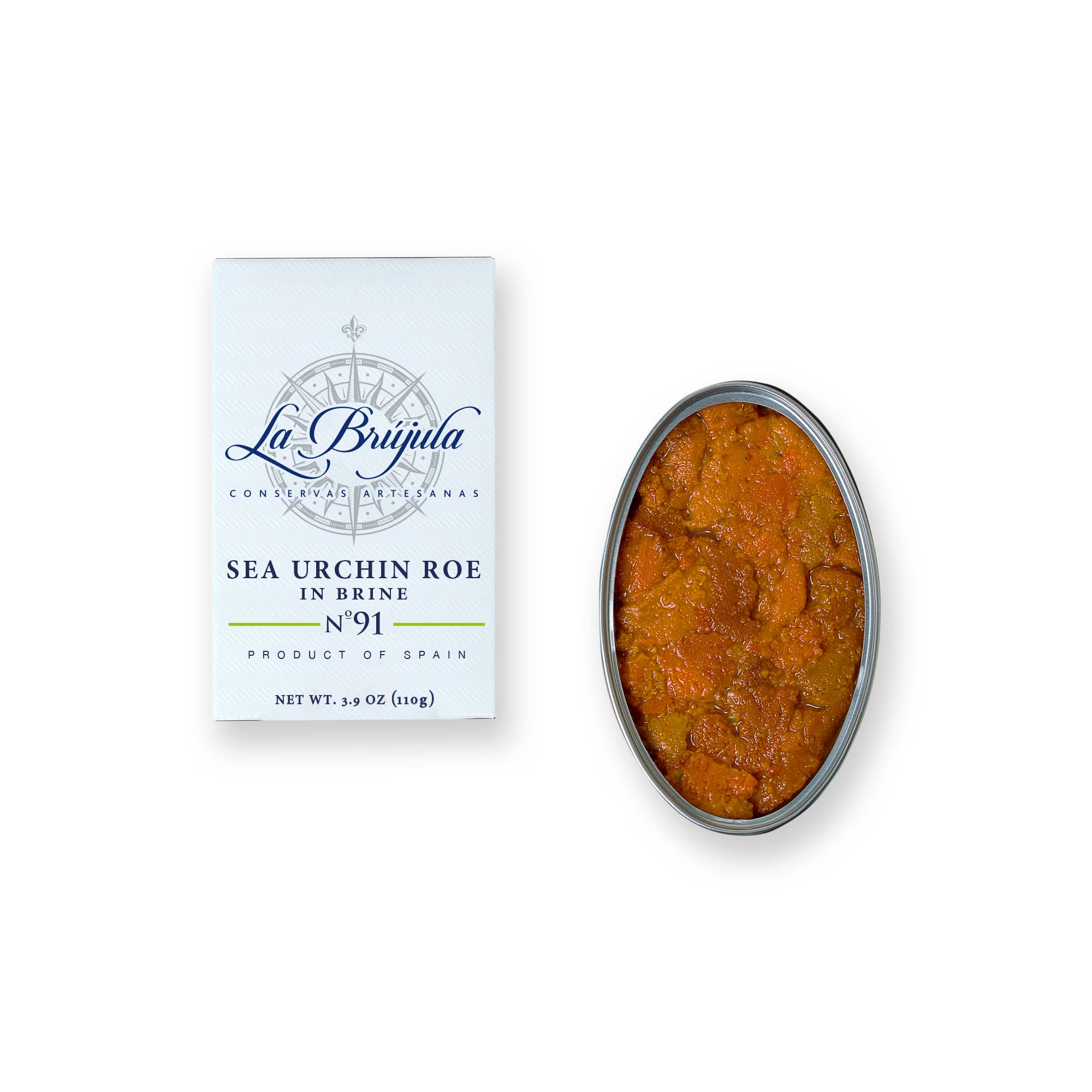 Conservas La Brújula - Wholesale Tinned Fish - Sea Urchin Roes In Brine OL120. LB91