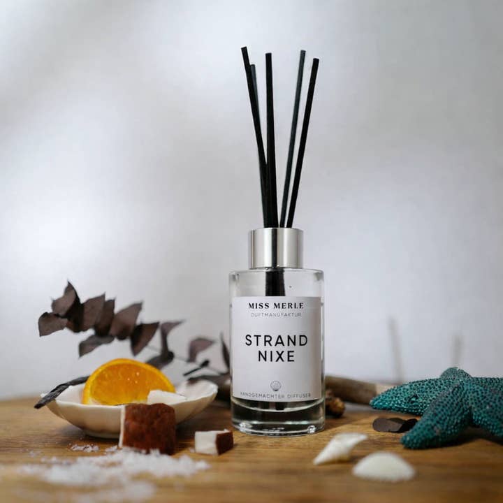 MISS MERLE Duftmanufaktur - Wholesale Reed Diffuser - Incense Sticks BEACH NYMPH - Coconut Milk & Sea Salt1
