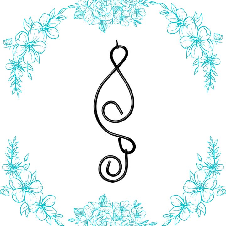 The KnittingZone - Wholesale Brooch - Nirvana Music Shawl Pin