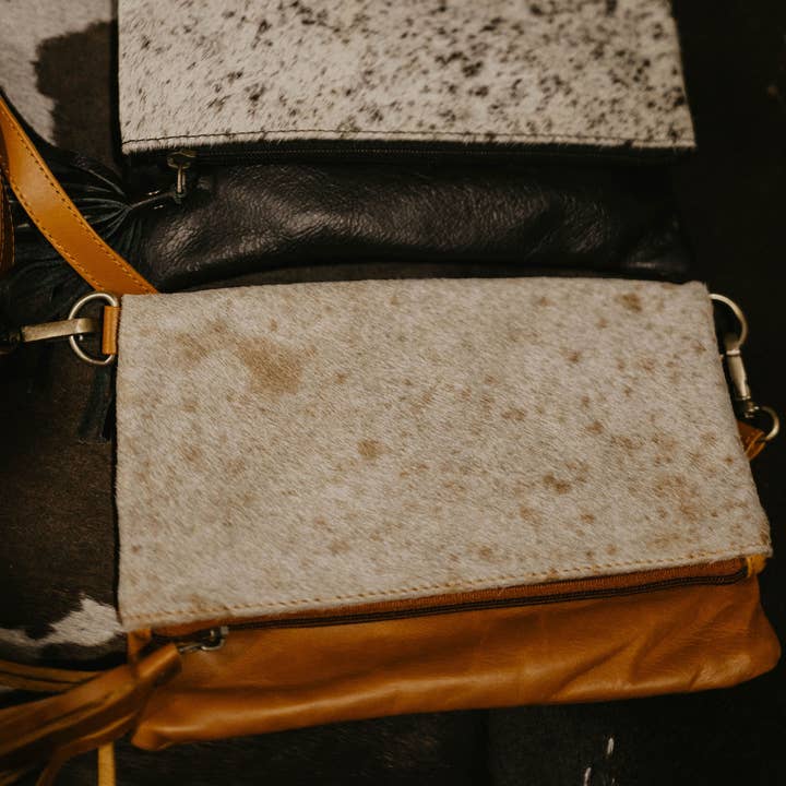 FRINGE & LUXE - Wholesale Clutch bag – women's - cowhide clutch/crossbody2