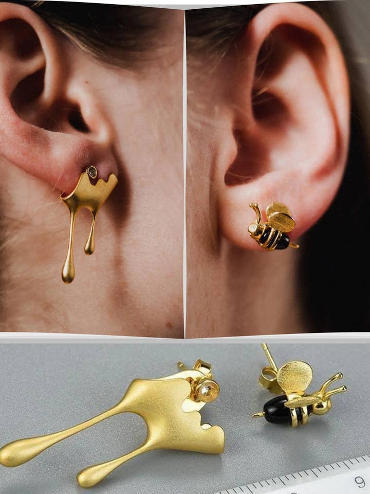 Pendientes de abejas | Pendientes de insectos for wholesale by PHOEBE´S