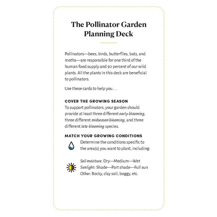 Chronicle Books - Wholesale Card Game - Pollinator Garden Planning Deck1