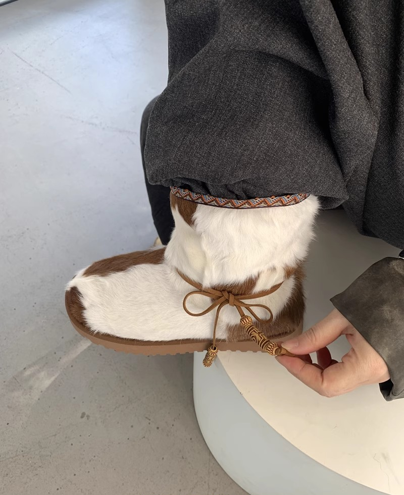 MOGSki LLC – wholesale Snökängor - Dam – Damers avslappnade och mångsidiga varma enkla snöstövlar13