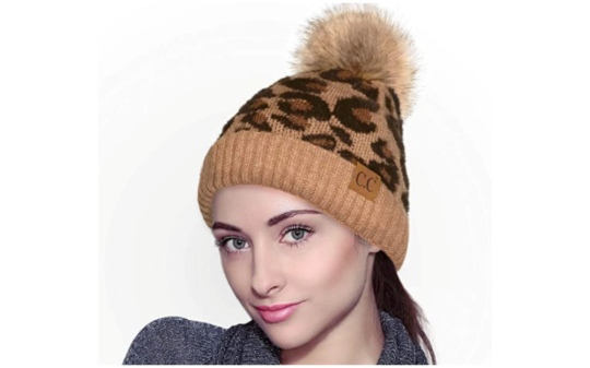 Treasure Bank - Wholesale Beanie - Dames - C.C Beanies Beanie met luipaardprint voor volwassenen3