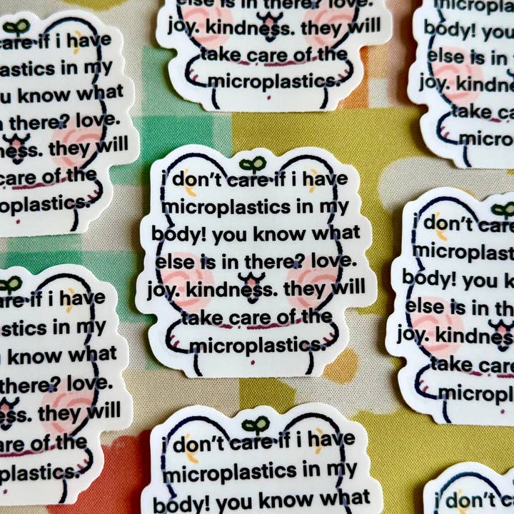 Cool Art Corner - Wholesale Sticker - Microplastics Sticker1