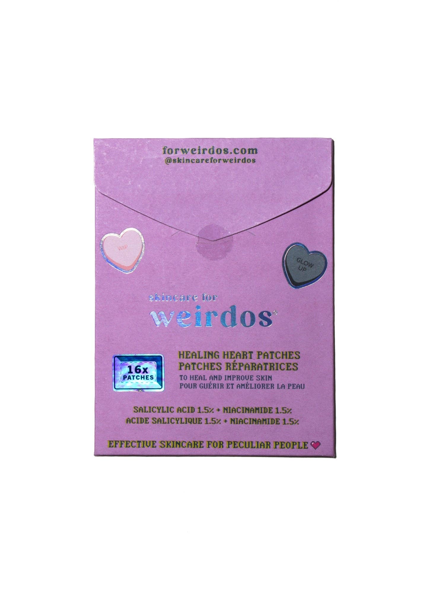 Skincare for Weirdos - Wholesale Acne/Hydrocolloid Patch - 16 pack Pimple Patches – Salicylic Acid & Niacinamide1
